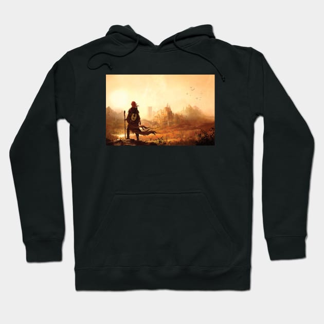 The Name of the Wind Hoodie by chaxue